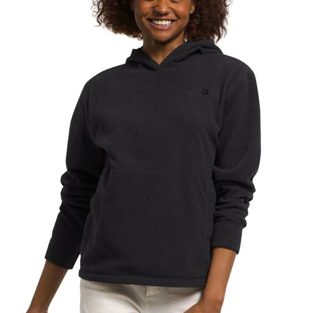 The North Face • Pali Pile Fleece Black Hoodie • Size M • Black
